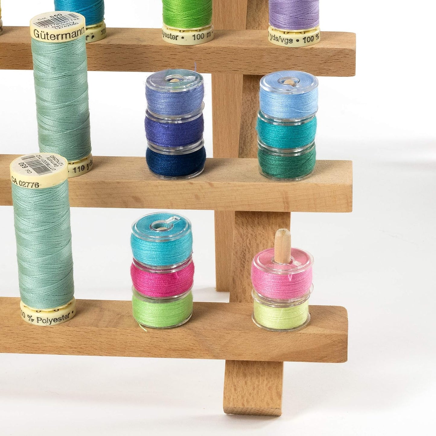 Wooden Thread Rack – Holds 60 Spools