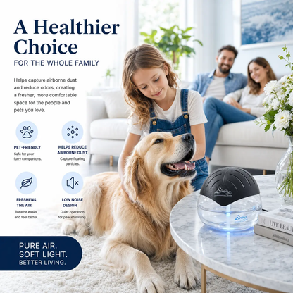 Sirena Twister Water Air Purifier with Aromatherapy & 7-Color LED