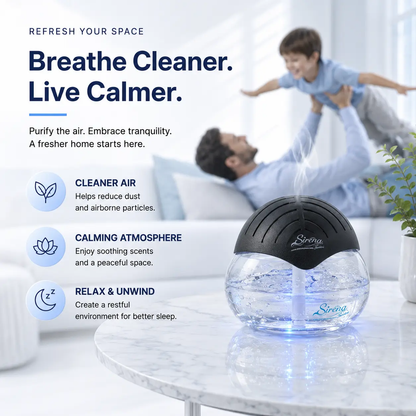 Sirena Twister Water Air Purifier with Aromatherapy & 7-Color LED
