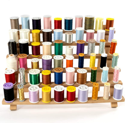 Wooden Thread Rack – Holds 60 Spools